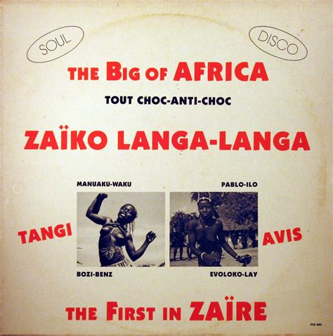 congo na bisso zaïko langa langa the big of africa edition l oreille internationale