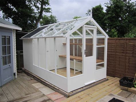 Swallow Kingfisher 6x8 Greenhouse 4ft Shed Combination Greenhouse