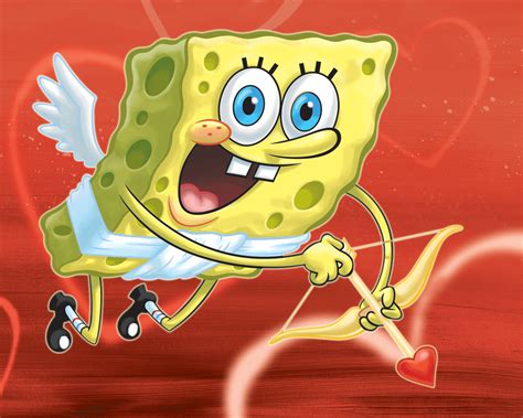 Spongebob Valentines Day Background Spongebob Squarepants Fond D