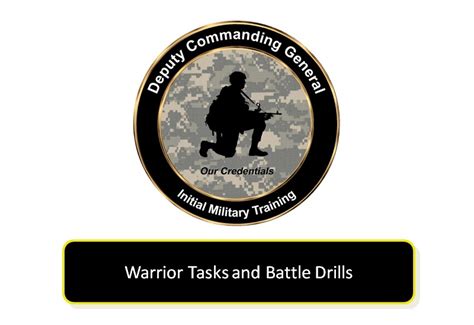 Revised Warrior Tasks And Battle Drills Set Framework For New And