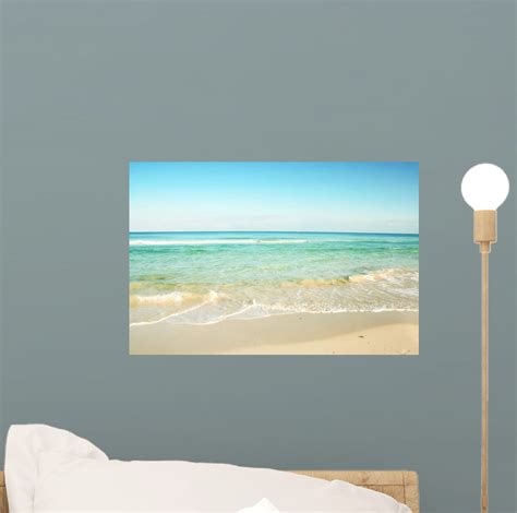 Pristine Perfect Beach Wall Mural By Wallmonkeys Peel And Stick Graphic