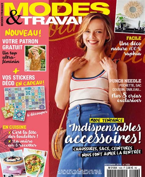Modes Et Travaux N Septembre Telecharger Des Magazines Journaux Et Livres