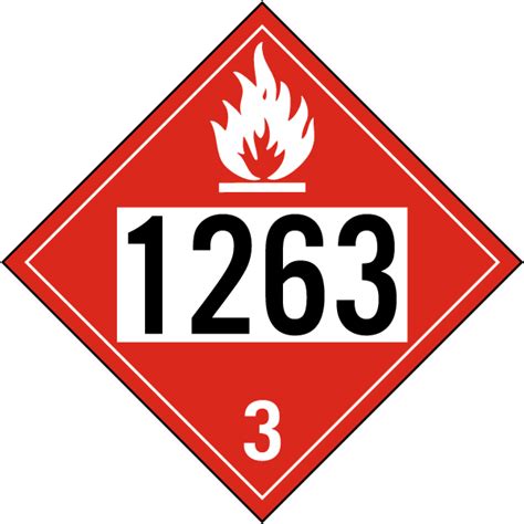 Un Flammable Liquid Class Placard K By Safetysign Com