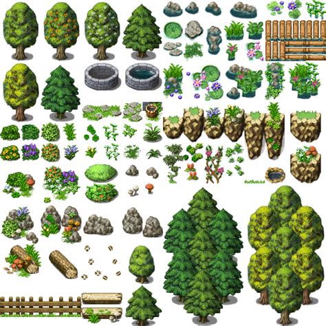 Resultado De Imagem Para Rpg Maker Tilesets Grass Pixel Art Games
