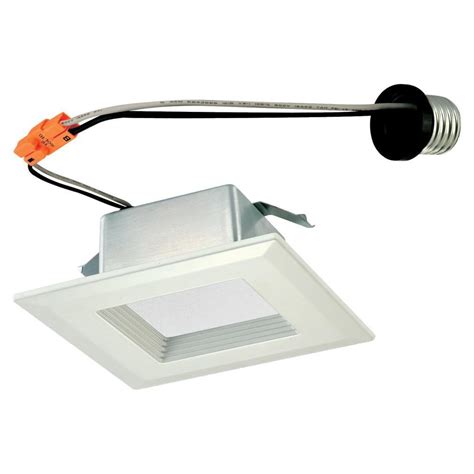 Westinghouse 4 In Square White Integrated Led Recessed Trim 3105300