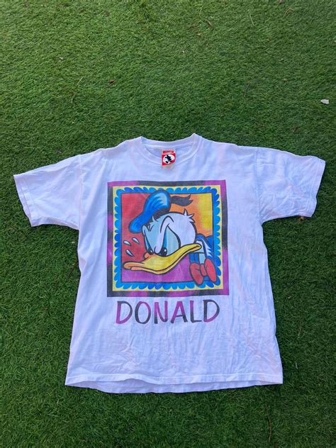 Vintage Vintage Donald Duck Big Print T Shirt Grailed