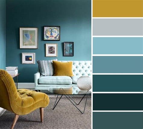 And suddenly, you have a relaxed home sitting area. Image result for mustard yellow teal bedroom colour ...