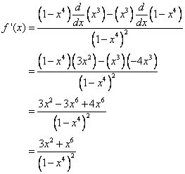 Introduction to the derivative of e x , ln x. Calculus - Quotient Rule (with worked solutions & videos)