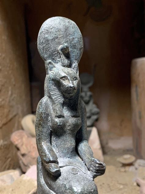 Egyptian Statue Of Sekhmet Lioness Goddess Mythology Of Ancient Egypt