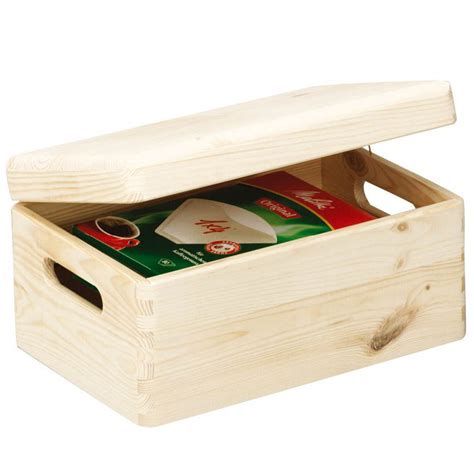 Small wooden storage box with lid. Small Wood Storage Box with Lid for Storing Small Items ...