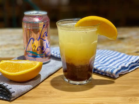 This drink combines, in one glass, the best of mexico: Tequila Sunrise Mocktail - Joy Bauer