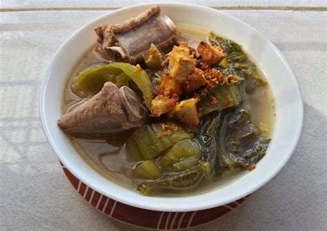 Memasak sayur sop juga terbilang mudah. Resep Bakut sayur asin (non halal) oleh Lidyawati Lim ...