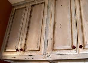 Creating Distressed Wood Cabinets Only With Paint And Wax Homesfeed