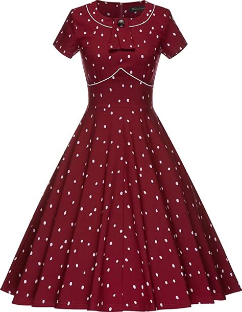 Vintage Polka Dot Dresses 50s Spotty And Ditsy Prints