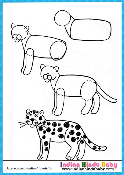 Tigers look different from other cats because of their stripes, but that's not all that sets them apart. Tiger step by step drawing for kids - Indian hindu baby