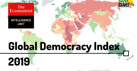 Highlights Of Global Democracy Index 2019 Bankexamstoday