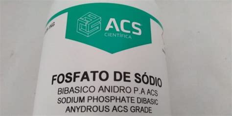 Fosfato De Sódio Bibasico Dibasico Pa Acs Fr 500g Marca Acs