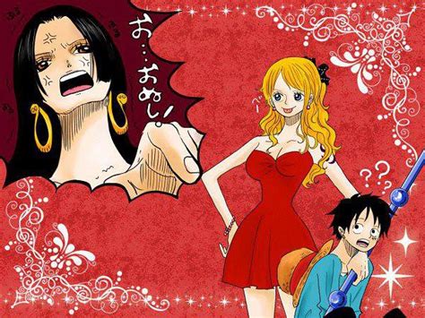 Luffy Nami And Hancock By Ginthepsycho On Deviantart