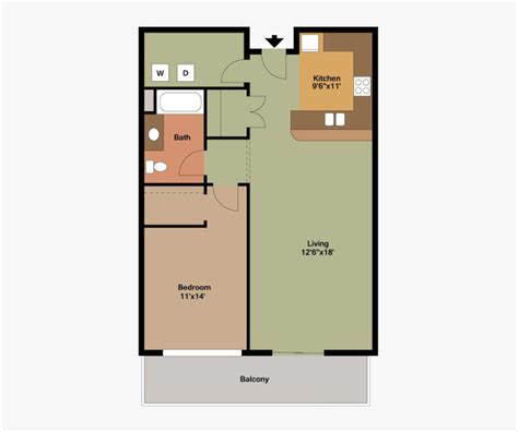 Bedroom Apartment Floor Plans With Dimensions Hd Png Kindpng