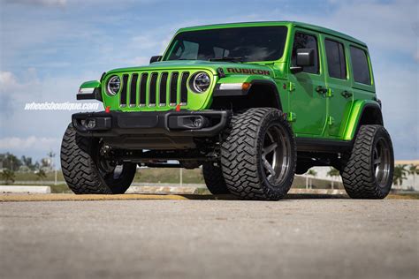 Jeep Wrangler Rubicon On Hre Rs105 Gallery Wheels Boutique