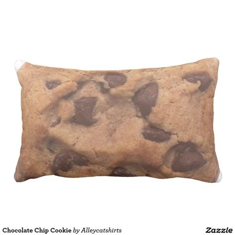 Chocolate Chip Cookie Lumbar Pillow Zazzle Pillows Throw Pillows