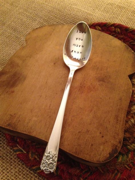 Hand Stamped Silver Spoon Vintage Spoon Stamped Spoon Etsy