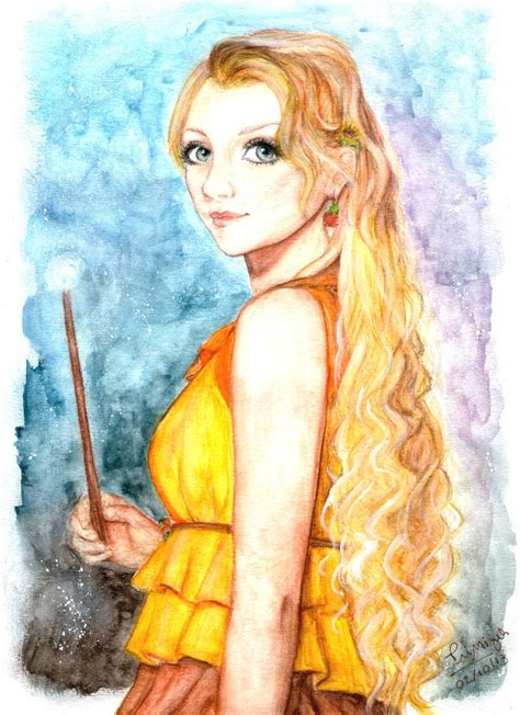 Luna Lovegood By Priscila Mizu33 On Deviantart Harry Potter Artwork