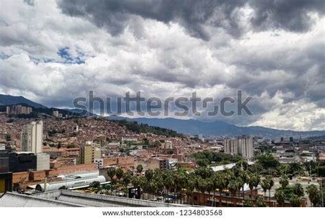 Panoramic View Medellin Aburra Valley Antioquia Stock Photo 1234803568