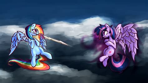 Rainbow Dash And Twilight Sparkle By Shovrike On Deviantart