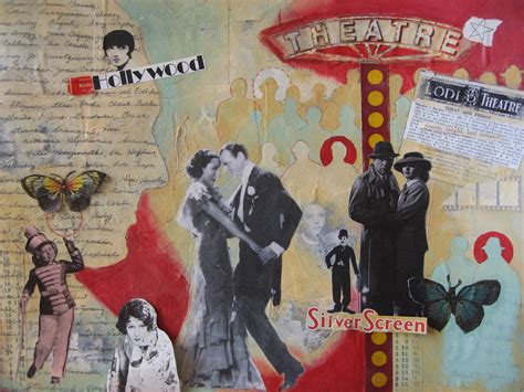 BOOK ARTS , ALTERED BOOKS, AND MAIL ART My Way: Hollywood collage