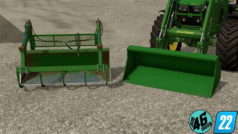 John Deere Grapple Bucket V10 Fs22 Farming Simulator 22 Mod Fs22 Mod