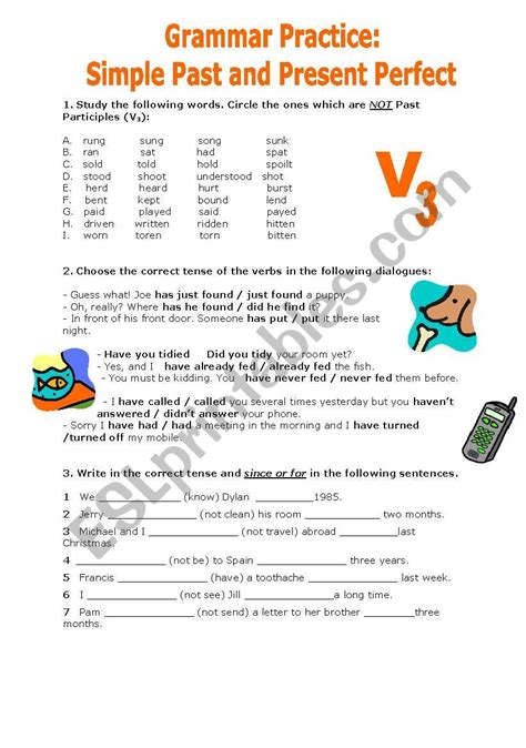 Simple Present Tense Test Esl Worksheet By Persie