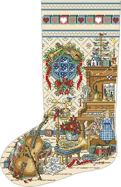 Nkf cross stitch kit jesus. Kooler Design Studio Music Room Heirloom Christmas ...