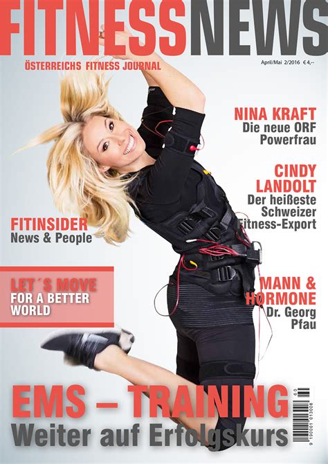 Cindy Landolt Im Magazin Fitness News Österreich Mai 2016