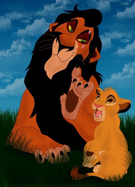 Scar And Simba By Ziralovesscar On Deviantart Lion King Movie Lion
