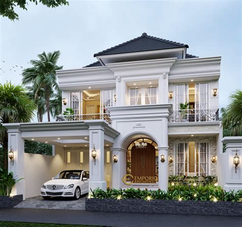 Desain Rumah Mediteran 2 Lantai Bapak Yoenanda di Aceh