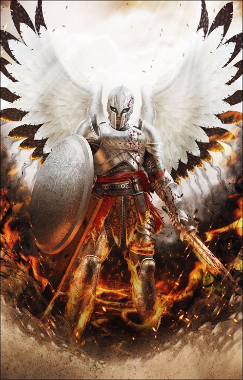 Amazing Illustrations Gallery Fantasy Warrior Angel Warrior Male