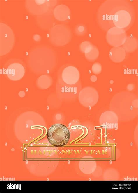 Happy New Year 2021 Card Stock Photo Alamy