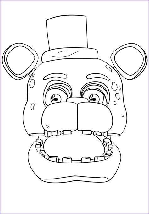 10 Luxury Image Of Freddy Fazbear Coloring Page Fnaf Coloring Pages