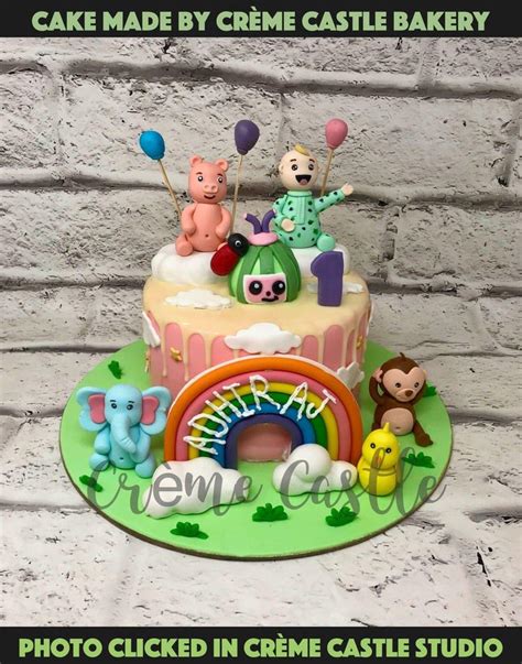 Cocomelon Cakes Kids Cake Designs Noida And Gurgaon Creme Castle