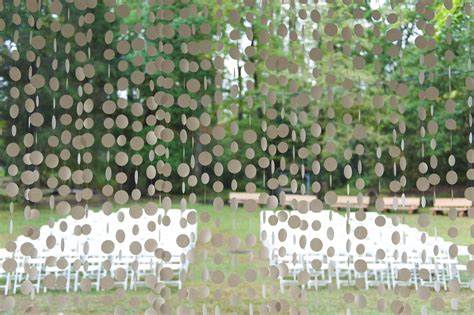 Paper Garland Backdrop From Our Wedding Garland Backdrops Paper