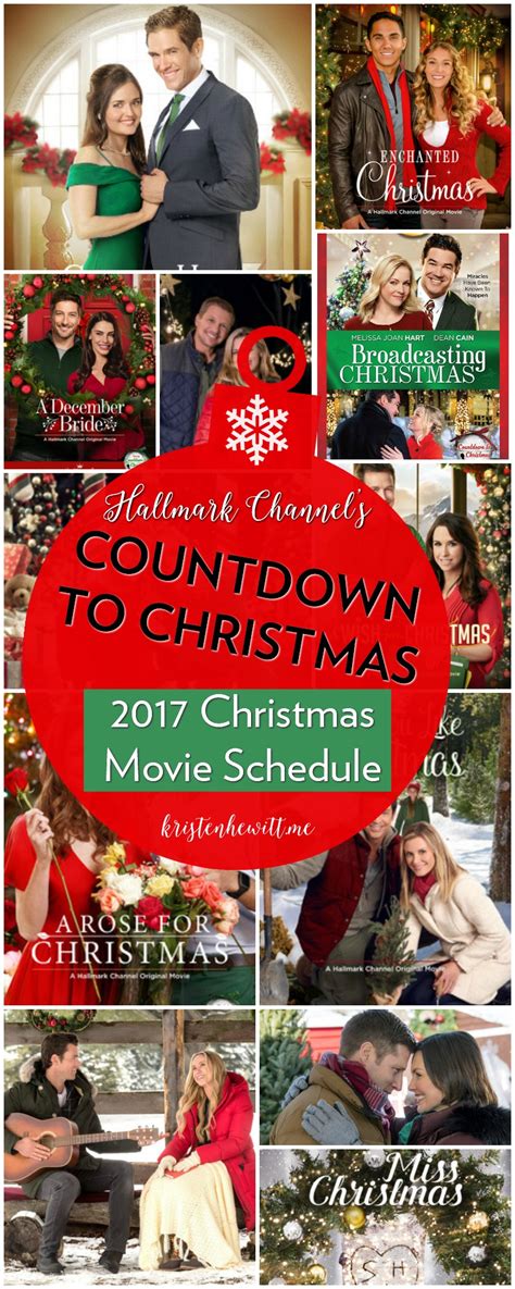 Hallmark Christmas Movies 2017 Schedule Kristen Hewitt