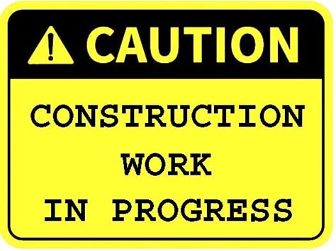Work In Progress Signbenefits Of Work In Progress Sign