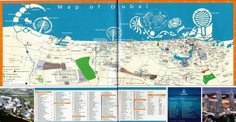 Detailed Tourist Map Of Dubai Dubai Detailed Tourist Map