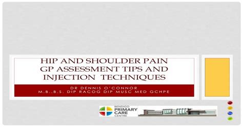 Hip And Shoulder Pain Gp Assessment Tips And · Gp Assessment Tips And