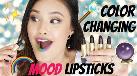Color Changing Mood Lipsticks The Black Lipstick That Transforms