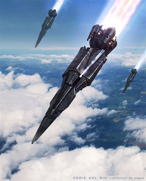 Eddie Del Rio Portfolio Starship Concept Spaceship Design Concept