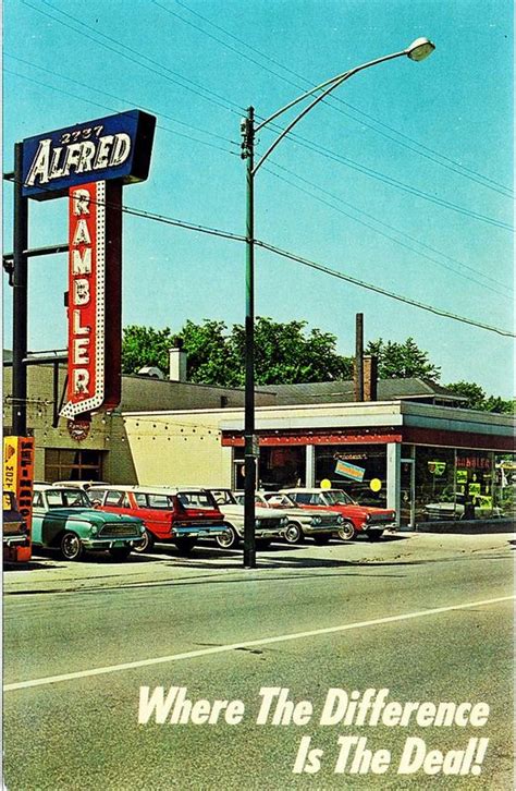We look forward to being your new and used car dealership of choice in the greater springfield area! Alfred Rambler, Chicago IL, 1964 | Used car lots, Chicago ...