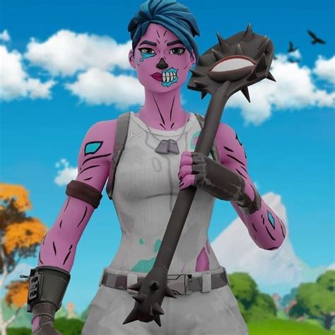 Fortnite V Bucks Free Pink Ghoul Trooper With Vision Pickaxe In