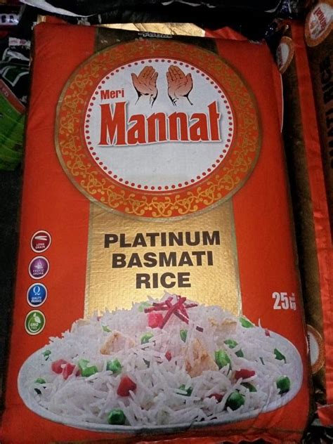 Mannat Platinum Basmati Rice Bag 25 Kg At Rs 42kg In Agra Id